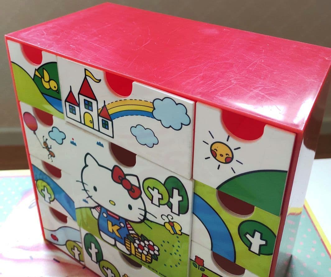 ハローキテ　サンリオ　小物入れ　ボックス　レトロ