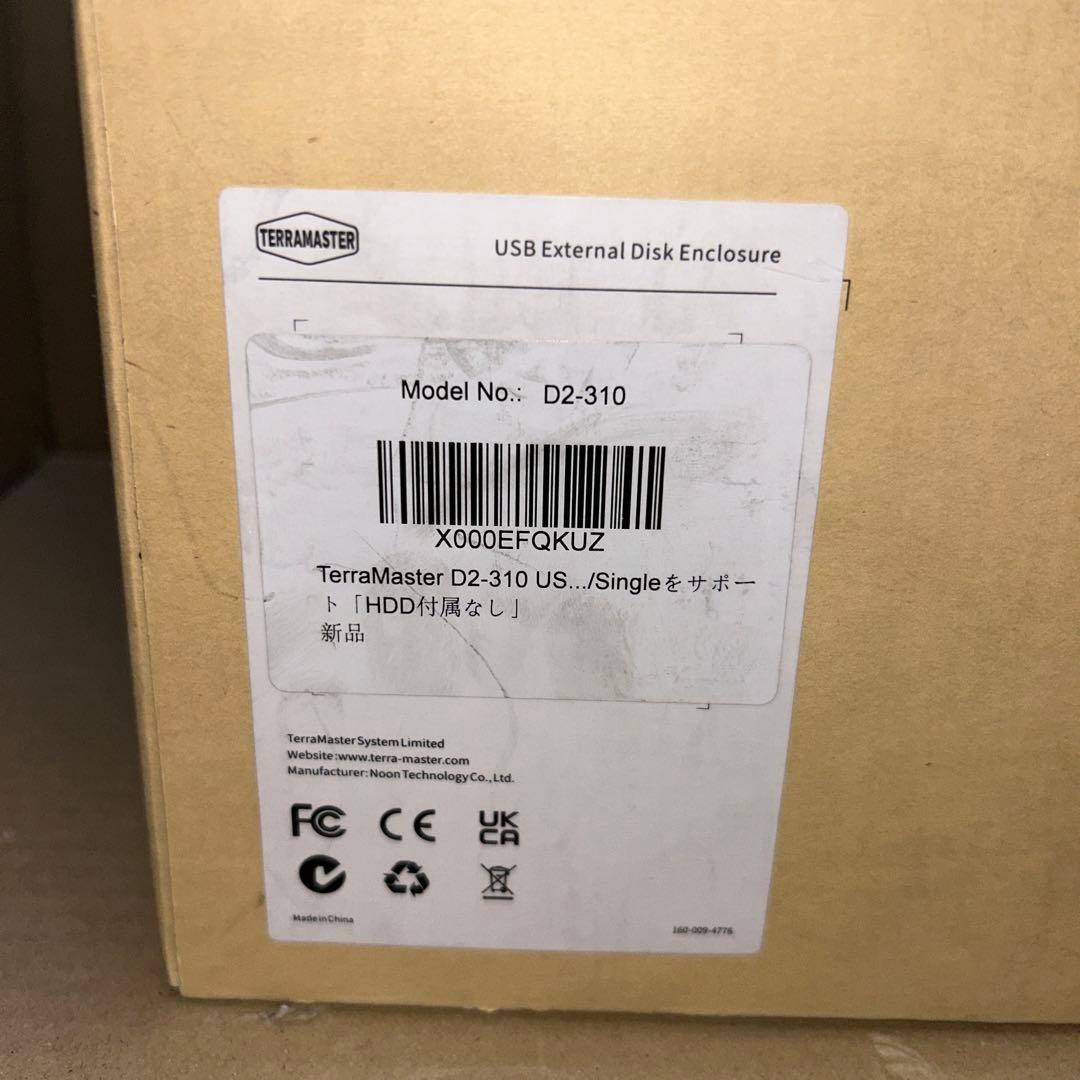 TERRAMASTER テラマスター HDD 付属なし