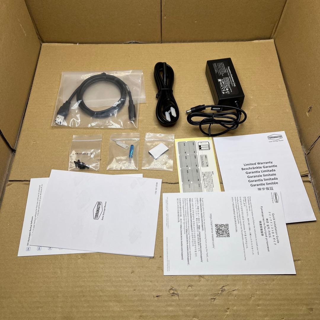 TERRAMASTER テラマスター HDD 付属なし