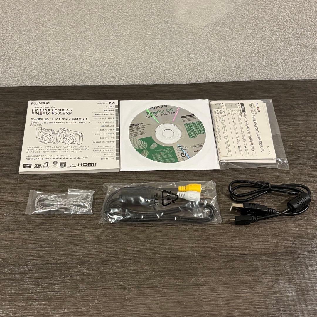 【ジャンク品】 FUJIFILM FINEPIX F550EXRデジタルカメラ