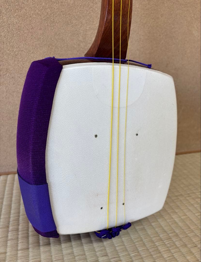 伝統工芸職人/竹内康雄作　中棹三味線　東京三味線　直引取り歓迎