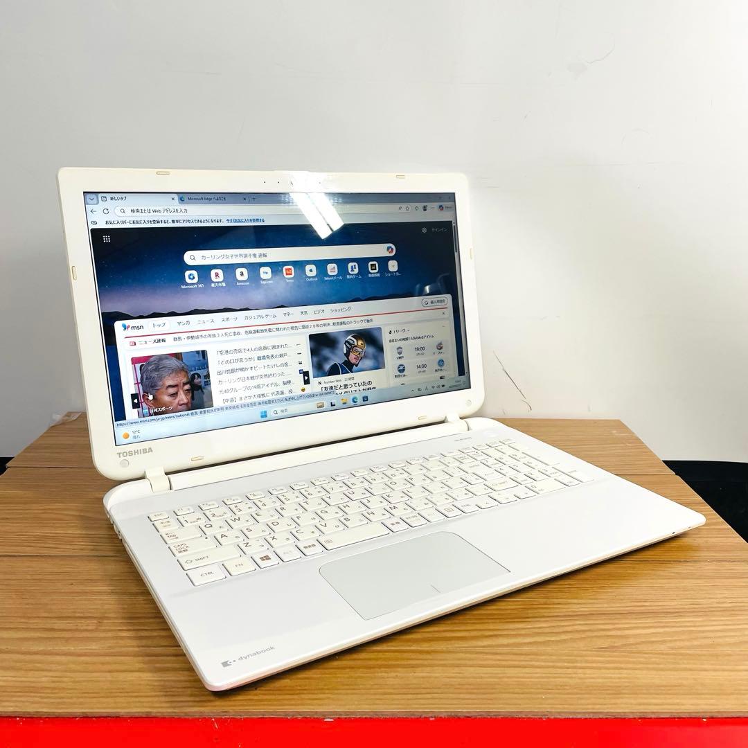 人気ホワイト設定済みSSDメモリ8ギガカメラwin11オフィスDVD Wi-Fi