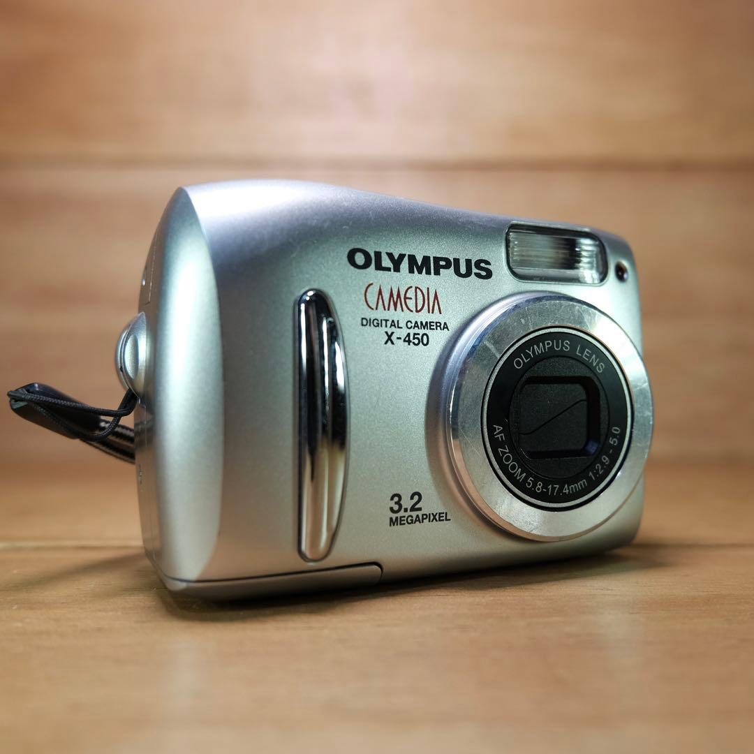 OLYMPUS Camedia X-450 コンパクトデジカメ【箱付・動作品】