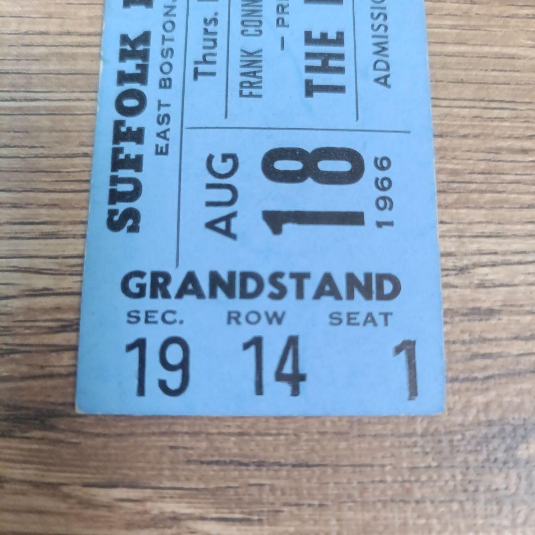 THE BEATLES ビートルズ 1966 未使用コンサートチケット ボストン