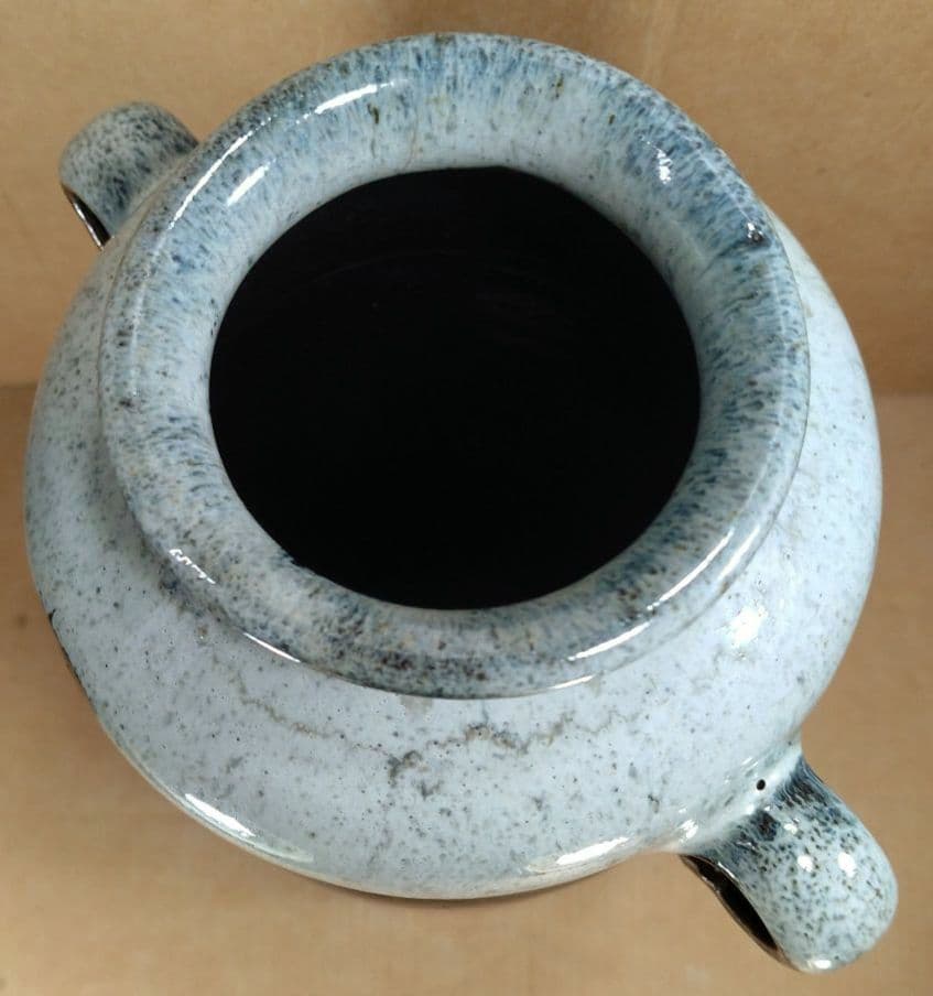 即中斎書付箱 唐津耳付花入 坂井岱平作(朝鮮唐津写耳付花入) 美品