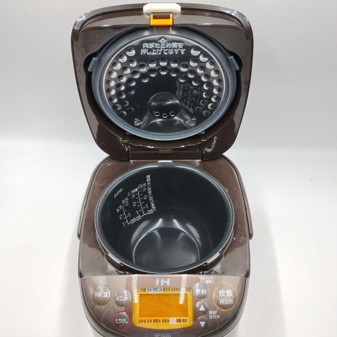 fM20L【美品】 象印 NP-GJ05 IH炊飯ジャー 極め炊き 3合
