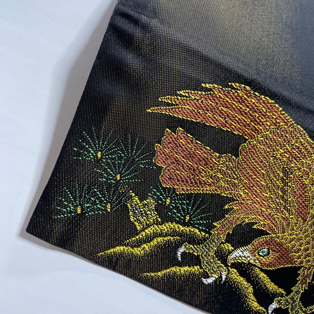 お札入れ　鷲刺繍　長財布　未使用品