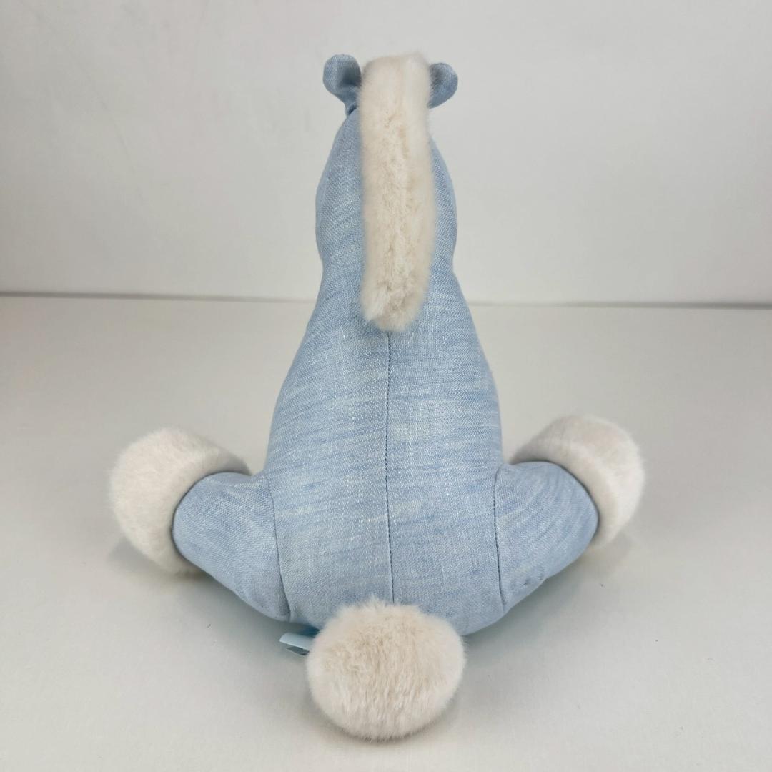 新品未使用 HERMES エルメス　ぬいぐるみ　ベビーエルミー　ブルーグラシエ