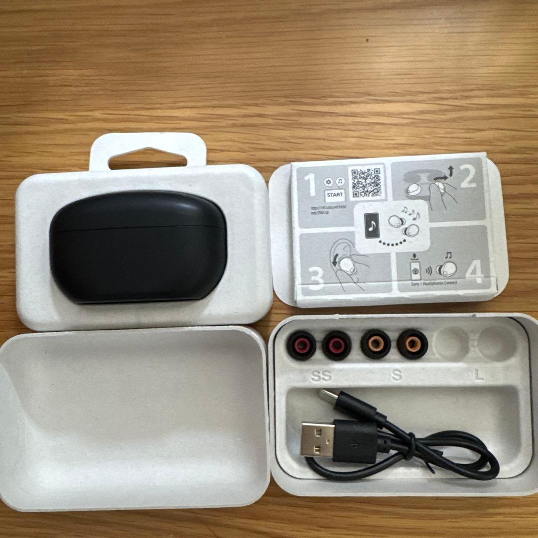 ソニー WF-1000XM5 ブラック ワイヤレスイヤホン SONY