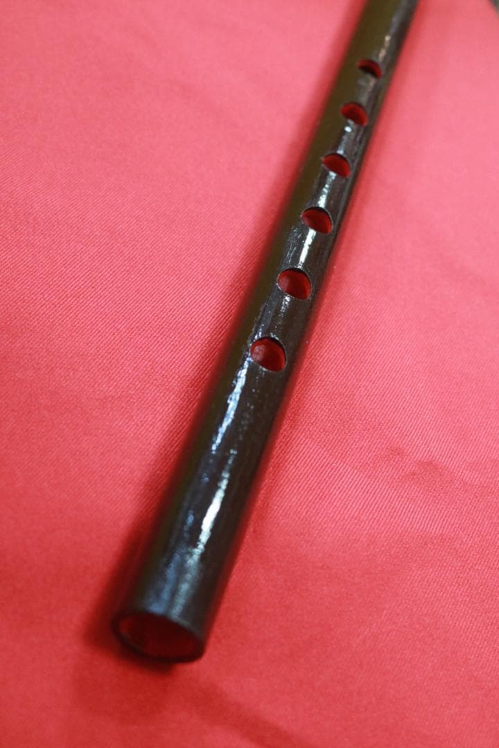 沖縄県産　琉球横笛　竹製（Ｂ調）音の高さになります。手工品　新品未使用