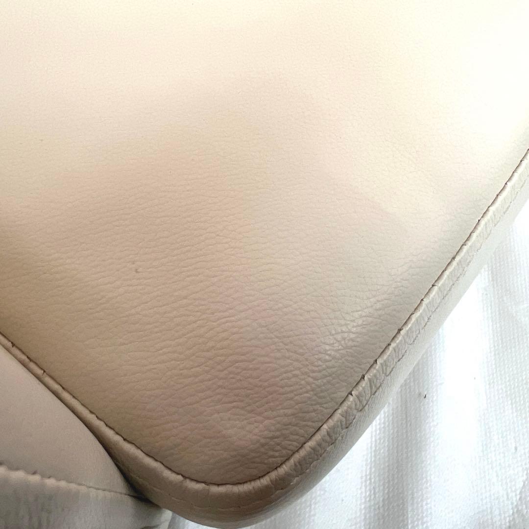 ミニサイズ・本革ソファ・アイボリー・キッズサイズ1人掛け・横幅55cm