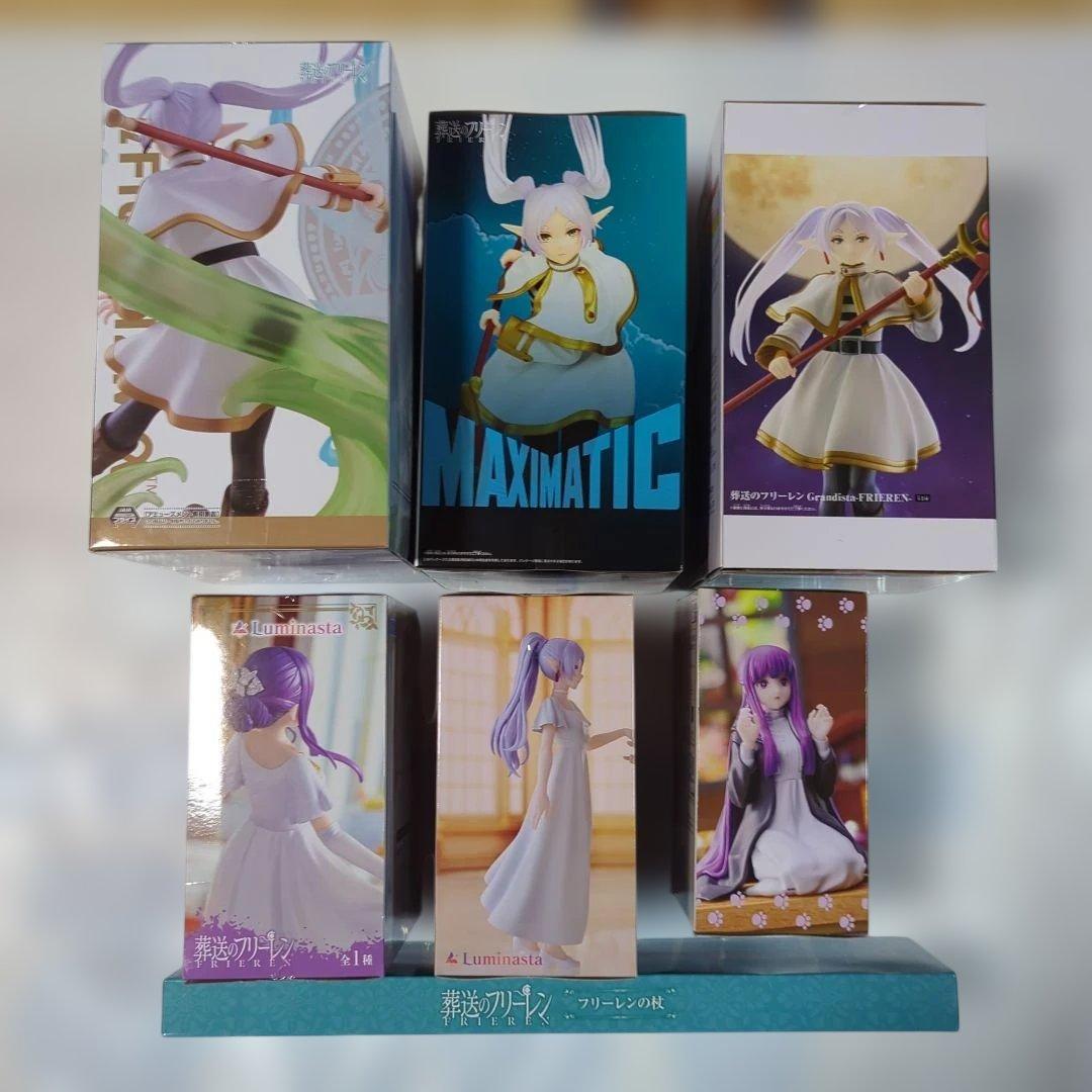 葬送のフリーレンフィギュア　フリーレン・フェルン　フリーレンの杖セット