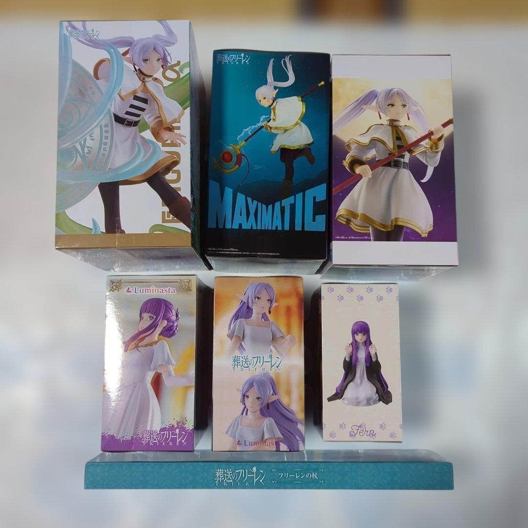 葬送のフリーレンフィギュア　フリーレン・フェルン　フリーレンの杖セット