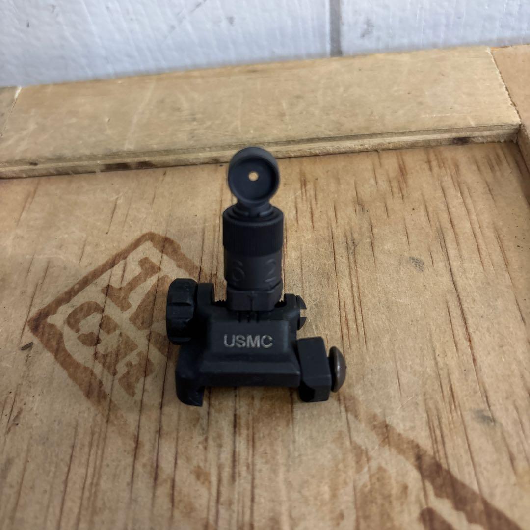 初期型　未使用　米軍実物　KNIGHTS リアサイイト 600 METER ⑬