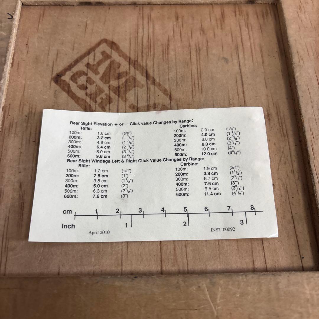 初期型　未使用　米軍実物　KNIGHTS リアサイイト 600 METER ⑬