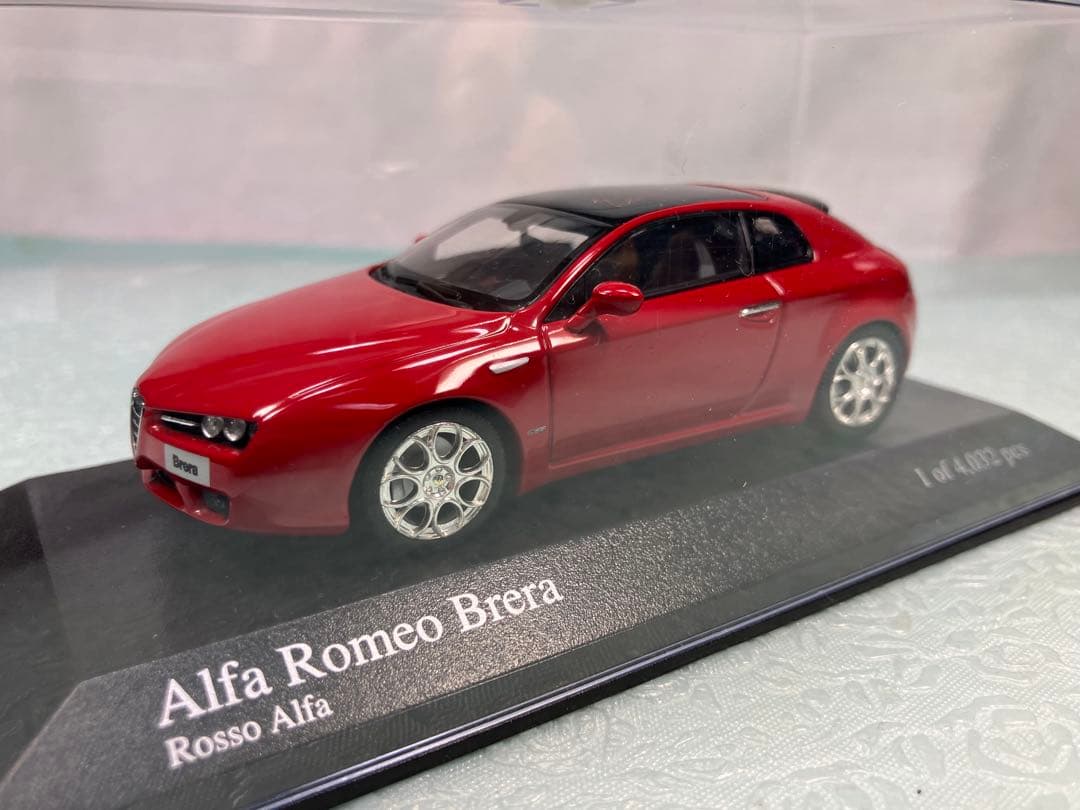 ミニチャンプス　Alfa Romeo Brera 2006年　レッド