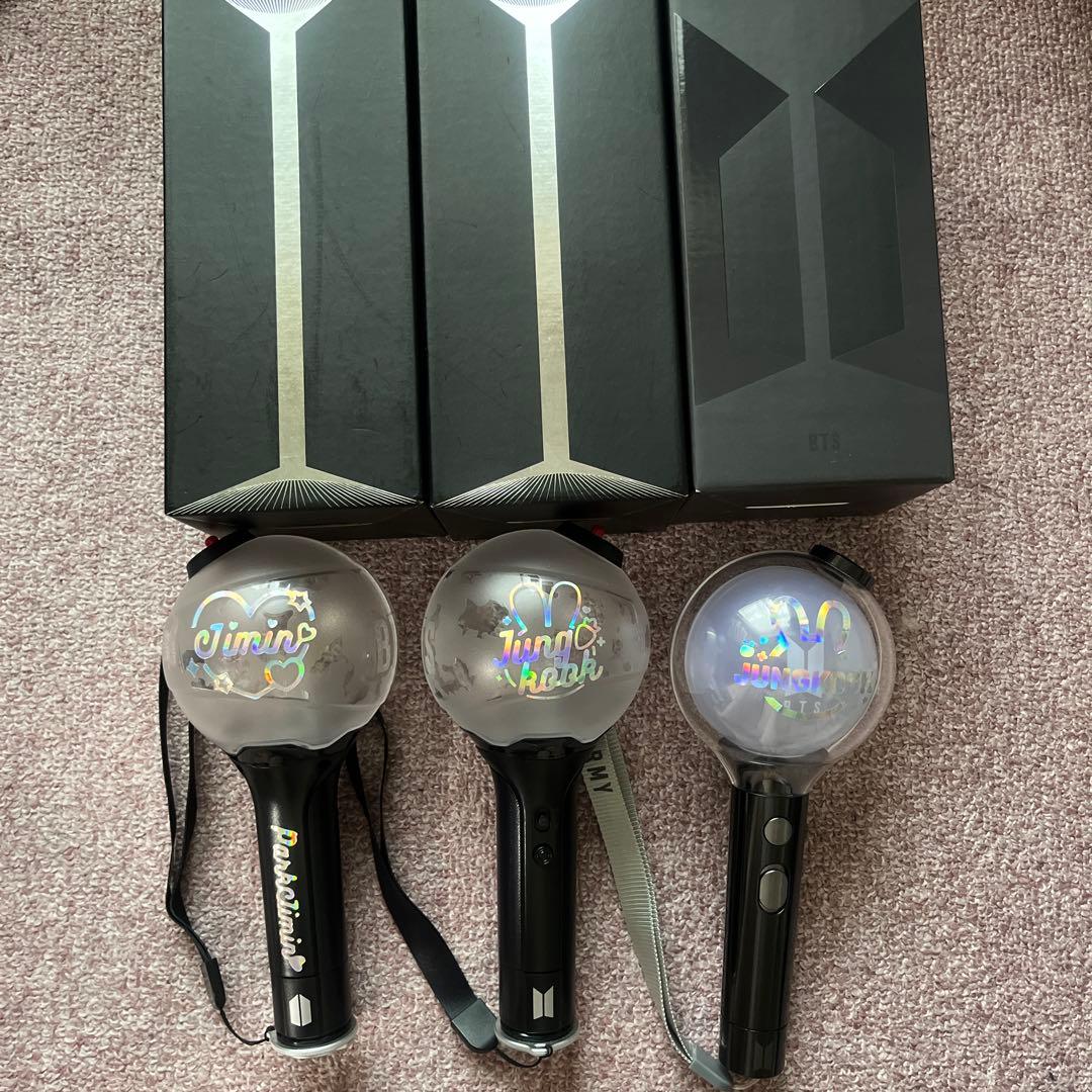 BTS アミボム ペンライト Ver.3 マップオブザソウル 3本まとめ売り
