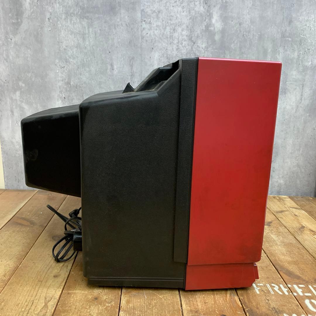 4F 【希少・レトロ】HITACHI 日立 12型 ブラウン管テレビ B12（赤