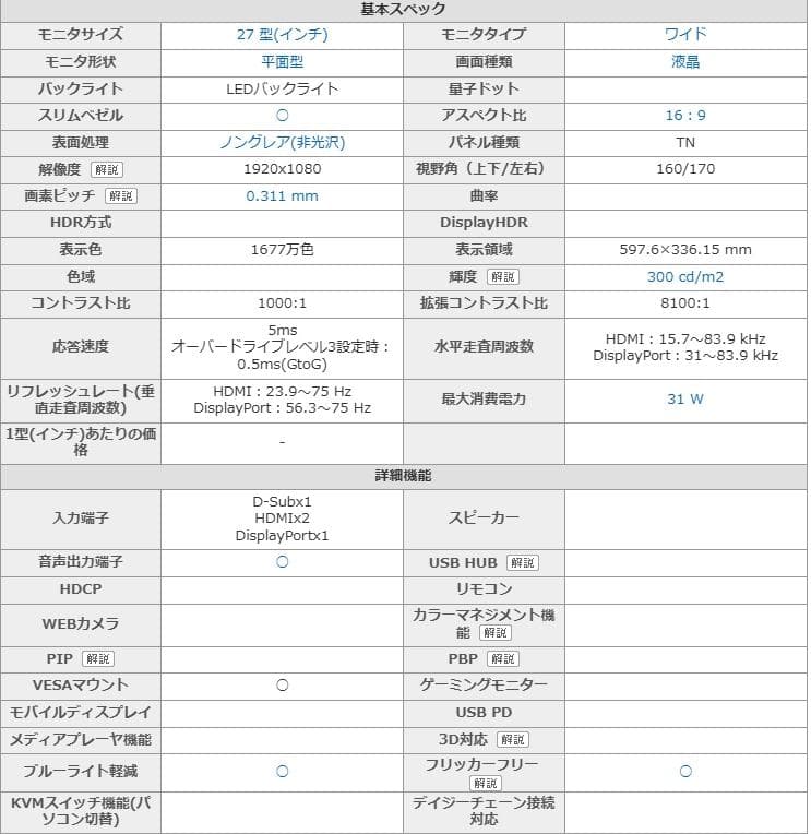 75Hz対応＆PS4®用27型ゲーミングモニター「GigaCrysta」