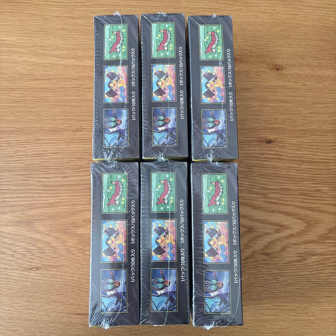 ポケモンカード　シュリンク付き ハイクラスパックMEGAドリームex 6box