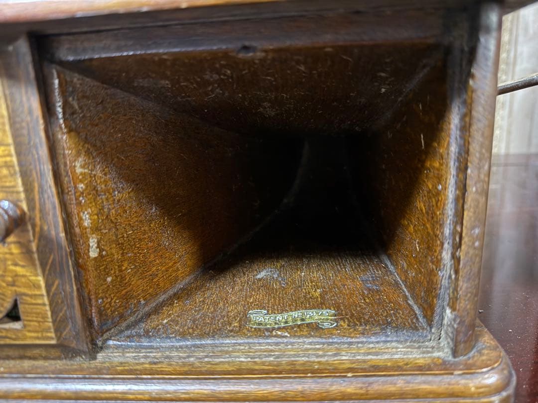 【O-2291】ニッポノホン 蓄音機 ユーホン アンティーク ビンテージ