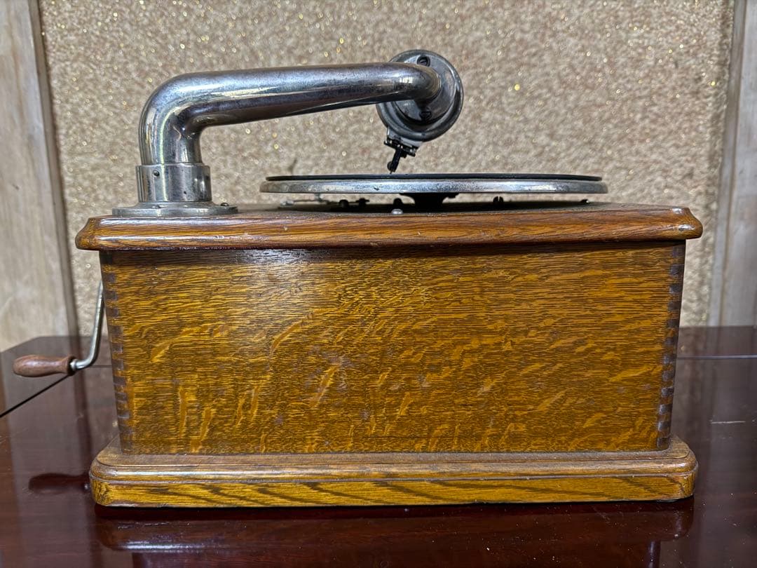 【O-2291】ニッポノホン 蓄音機 ユーホン アンティーク ビンテージ