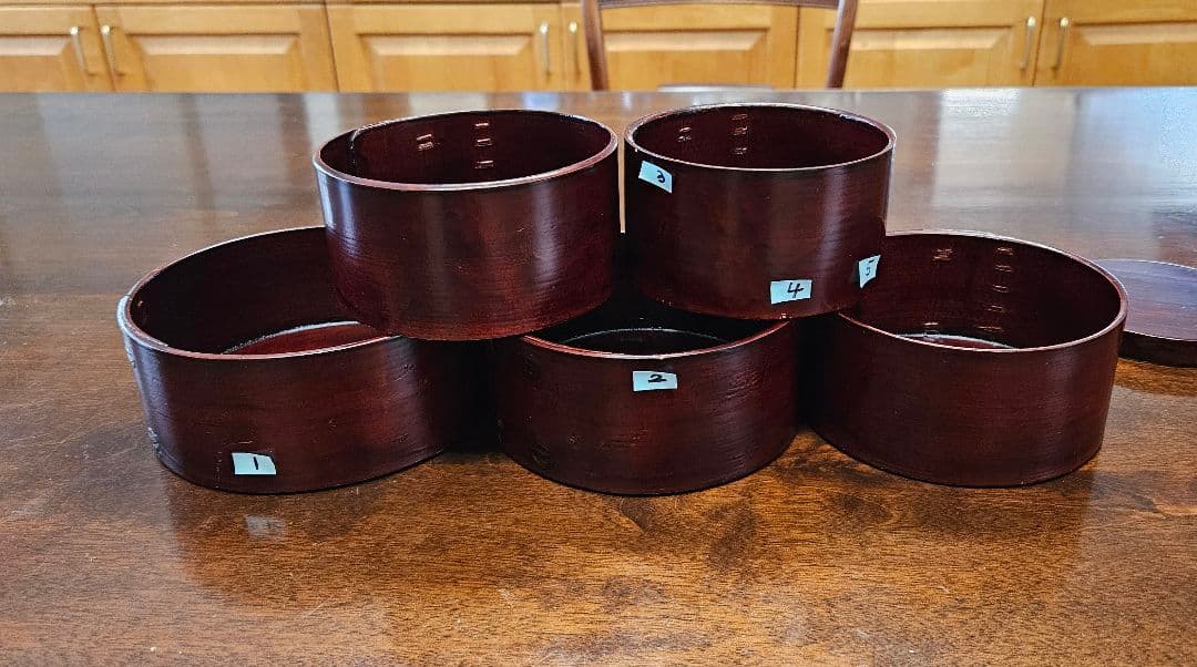 井川メンパ　6点セット　海野想次製造 未使用品