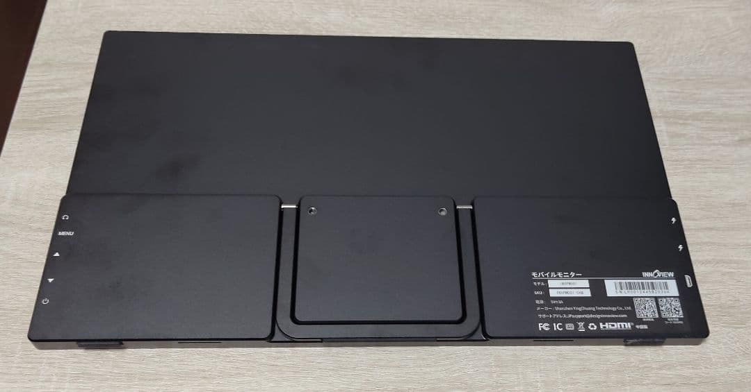 InnoView ポータブルモニター 15.6インチ タッチパネル FHD