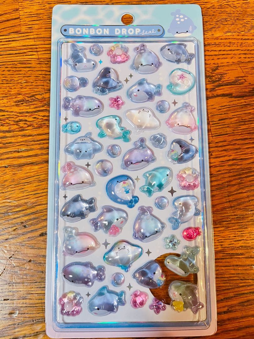 ボンボンドロップシール 水族館限定 6枚セット コンプリート
