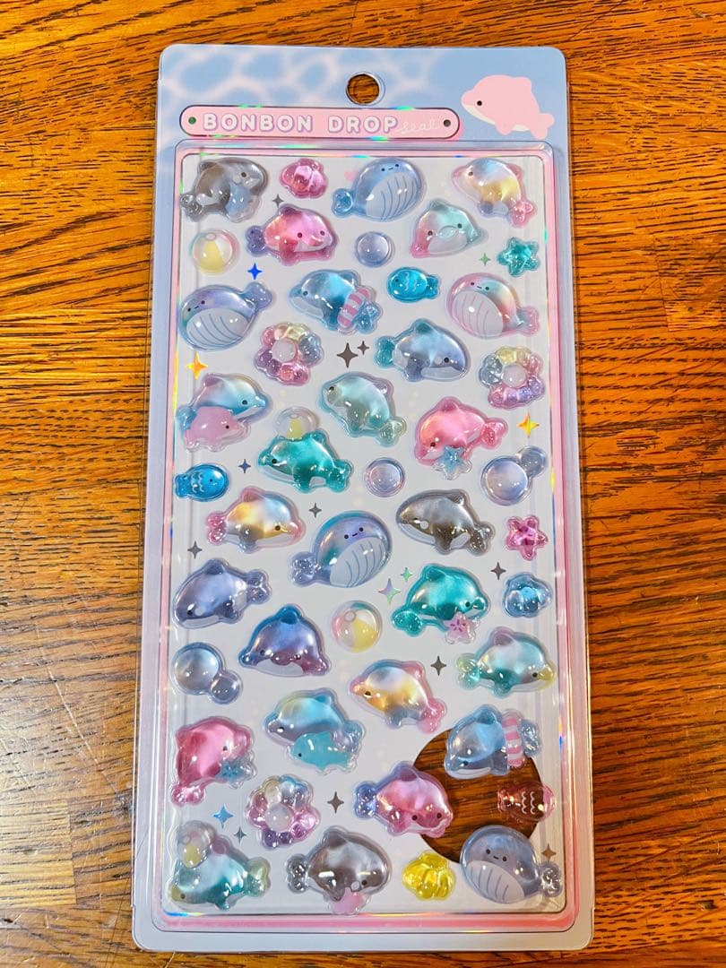 ボンボンドロップシール 水族館限定 6枚セット コンプリート