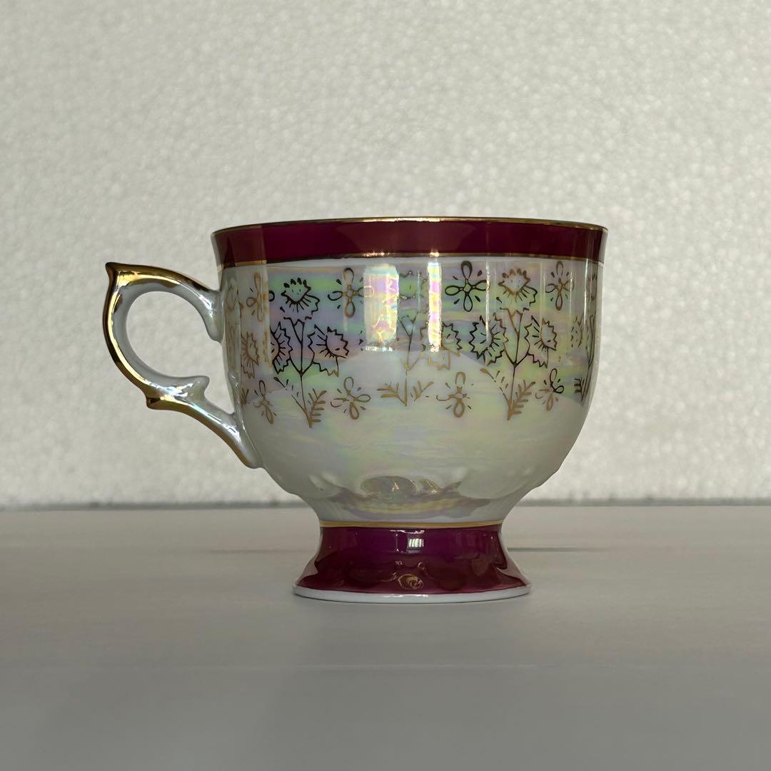 【完品未使用】美濃焼 ラスター彩 5客 セット