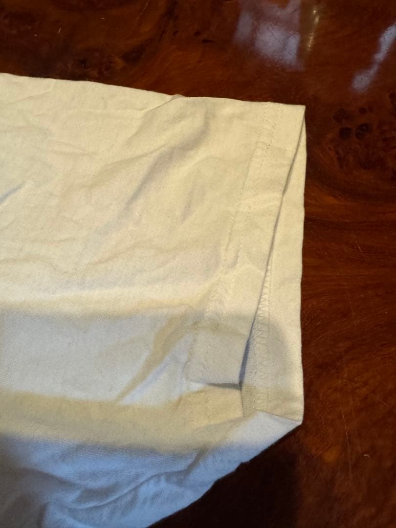 oasis Tシャツ白、黒文字モノトーン、XL2024コピーライト入り