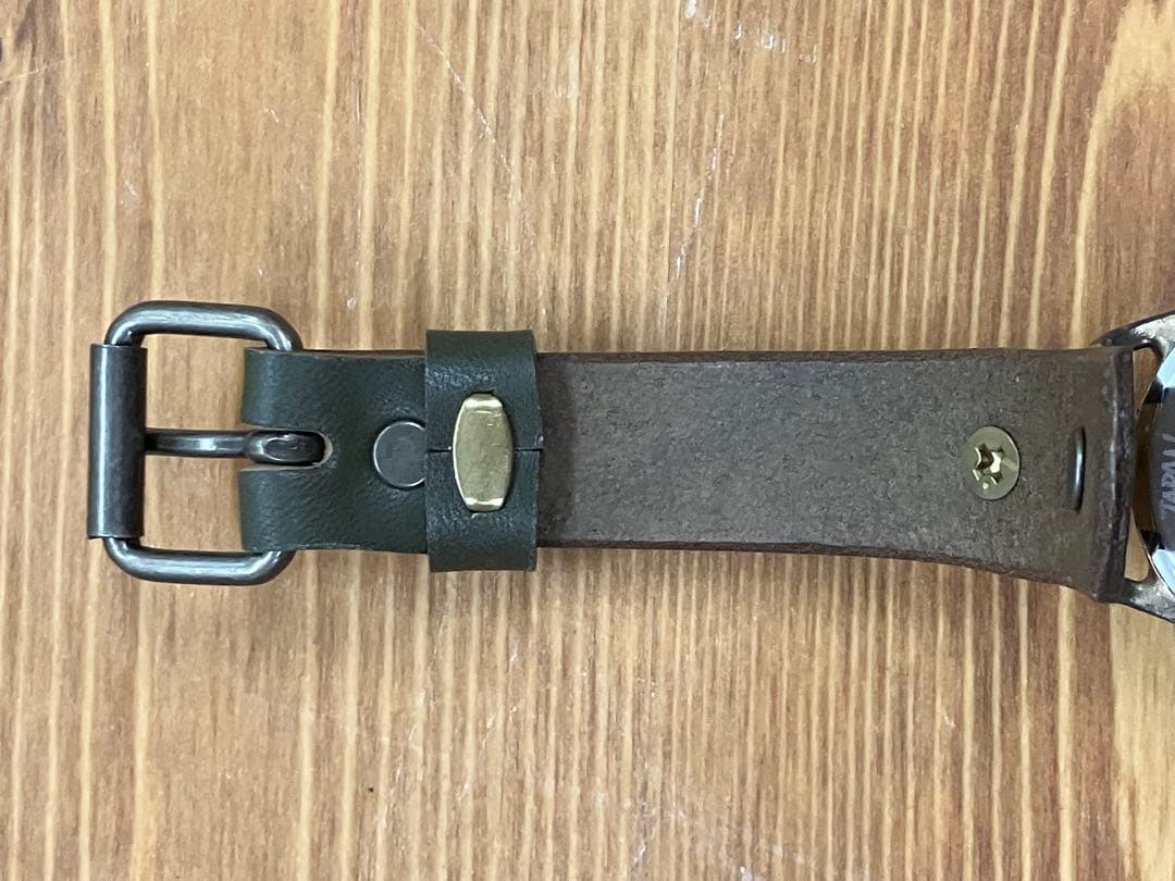 渡辺工房 nabe AMENBO Jr 腕時計真鍮 ハンドメイド アンティーク調