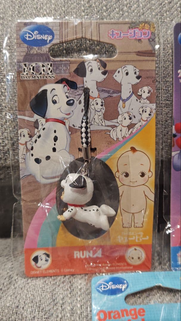 ディズニー　キュージョン　５個セット　根付　新品未使用　１０１　ダンボ