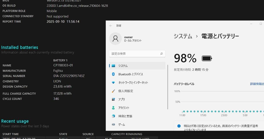 FUJITSU LIFEBOOK U9310E i5-10th カメラ i22