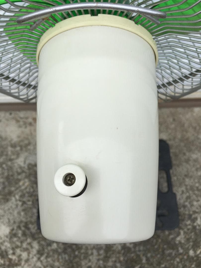 ☆ナショナル 扇風機 F-30S1M 30㎝ リビング用扇 緑 昭和レトロ