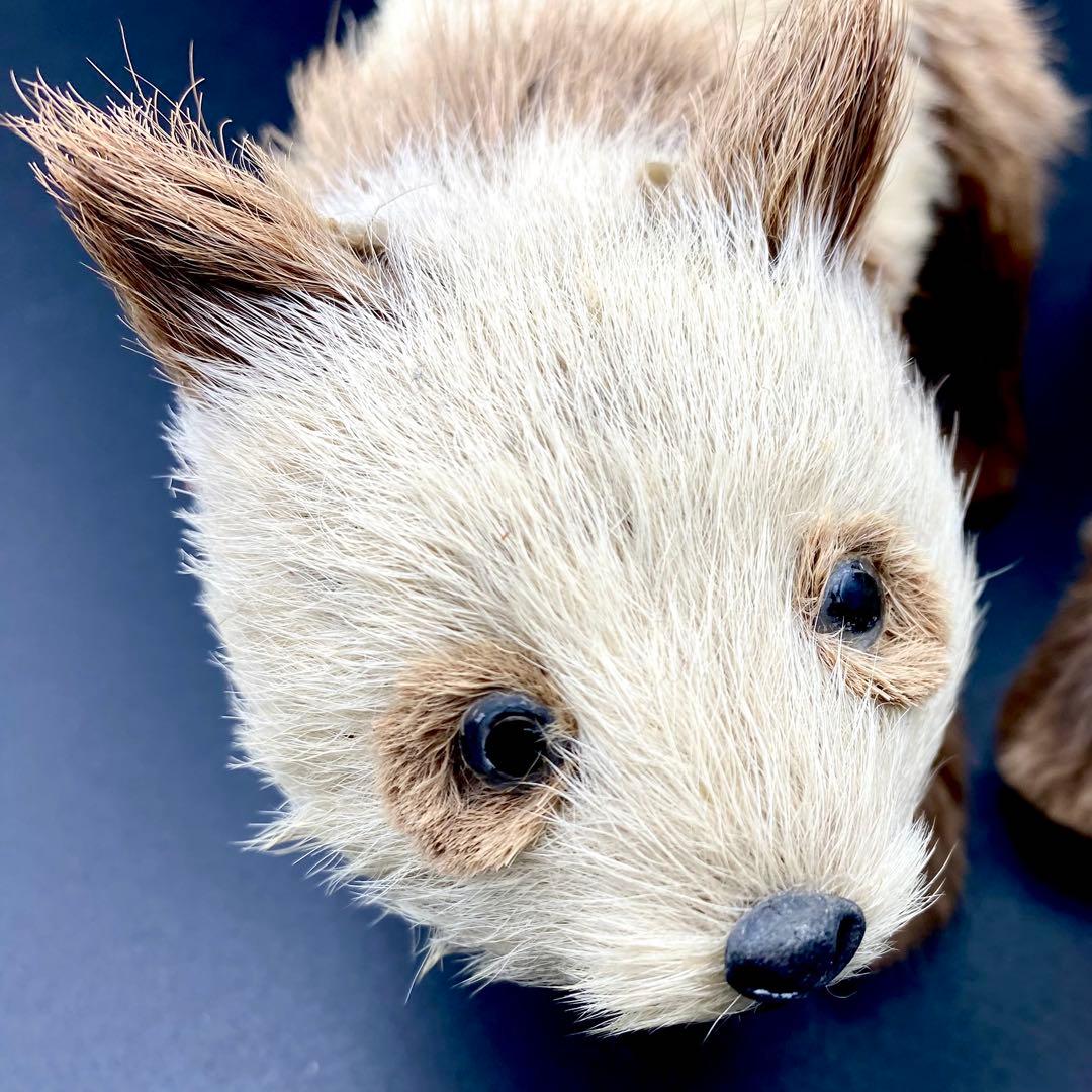 【骨董品】 リアルなパンダの置き物 2体セット 昭和レトロ アンティーク