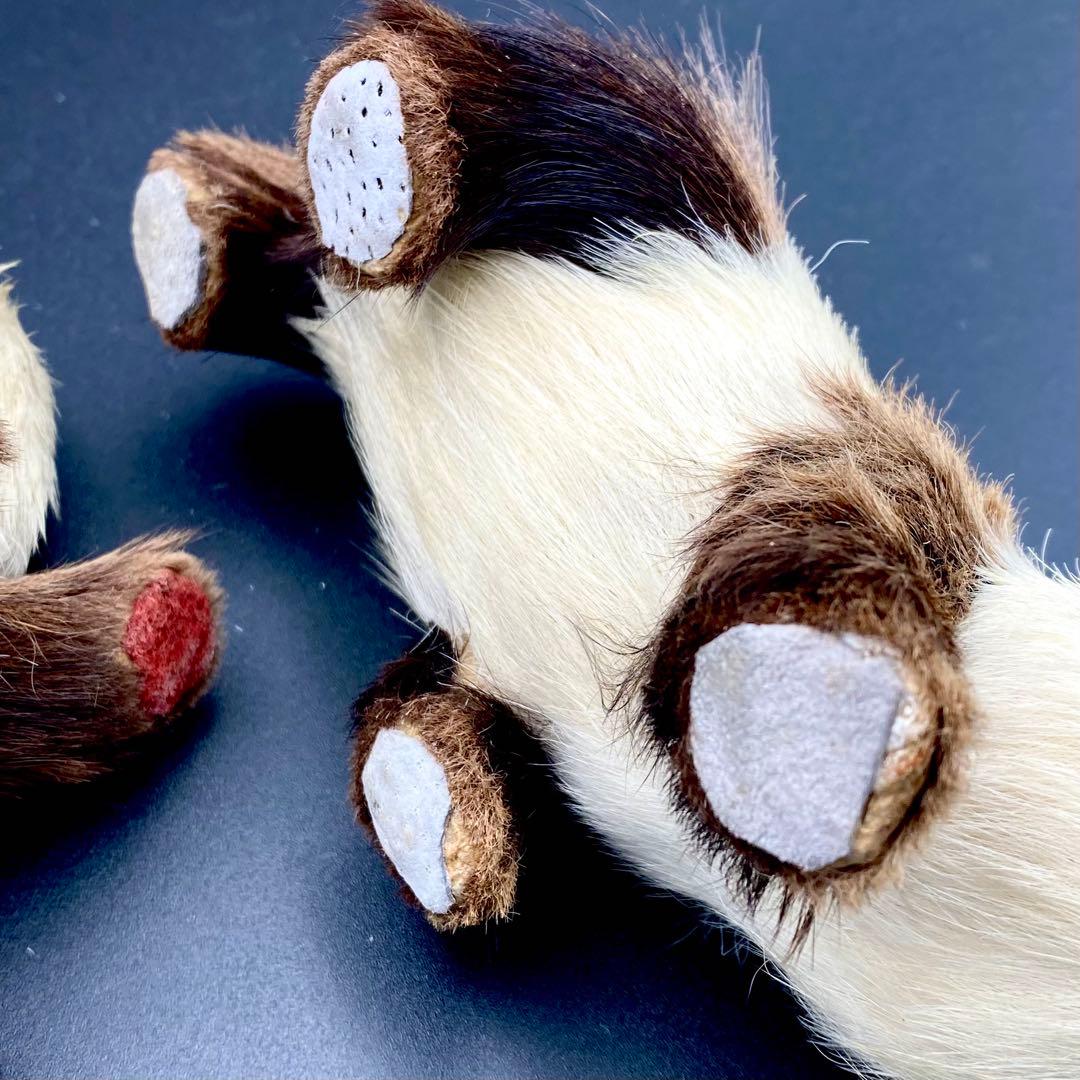 【骨董品】 リアルなパンダの置き物 2体セット 昭和レトロ アンティーク