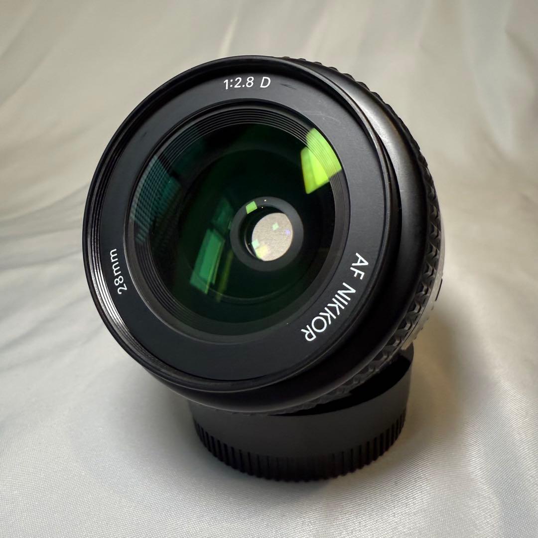 【美品】AI AF Nikkor 28mm f/2.8D 単焦点レンズ