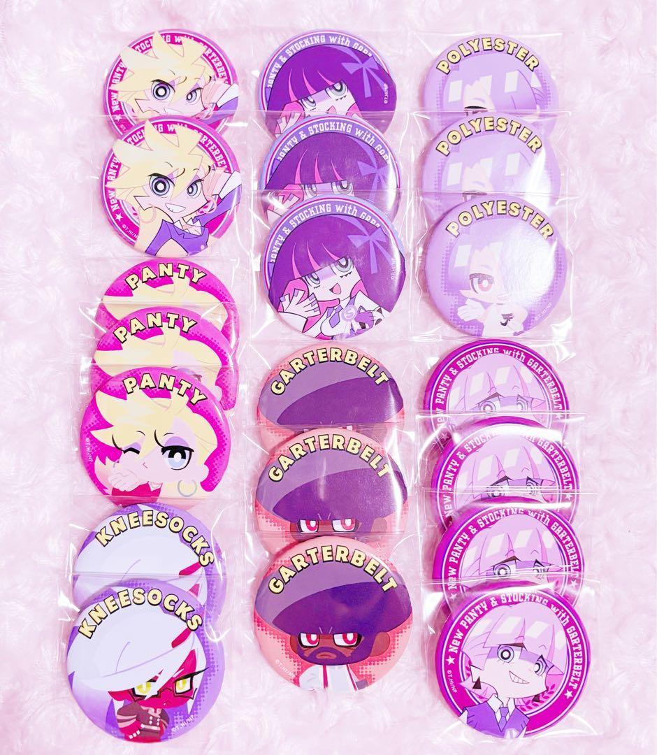 パンティ＆ストッキング TRIGGER 直筆サイン 缶バッジ 100種 アクスタ