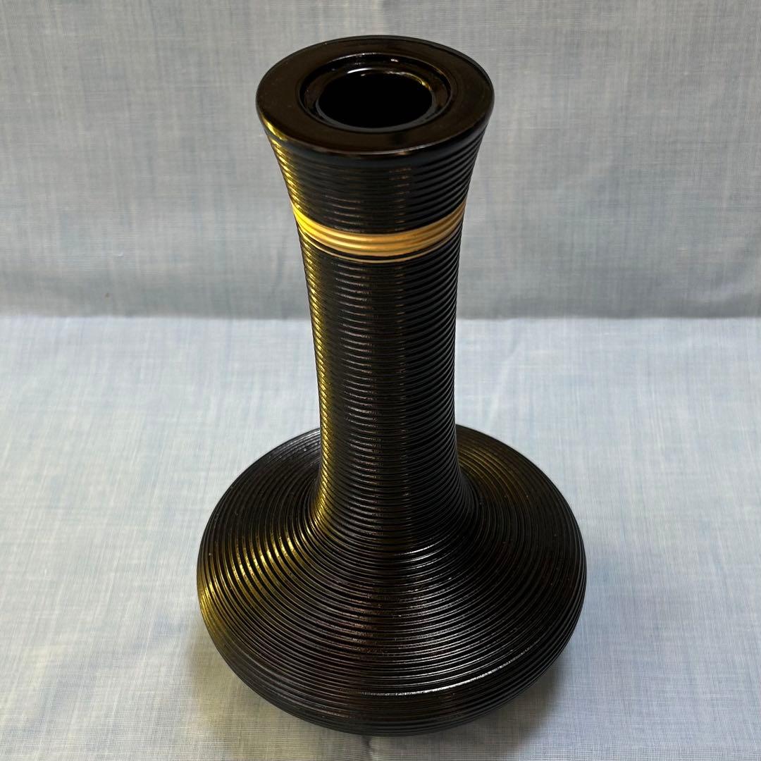 S77 『象彦　九代西村彦兵衛　花器　京漆器』