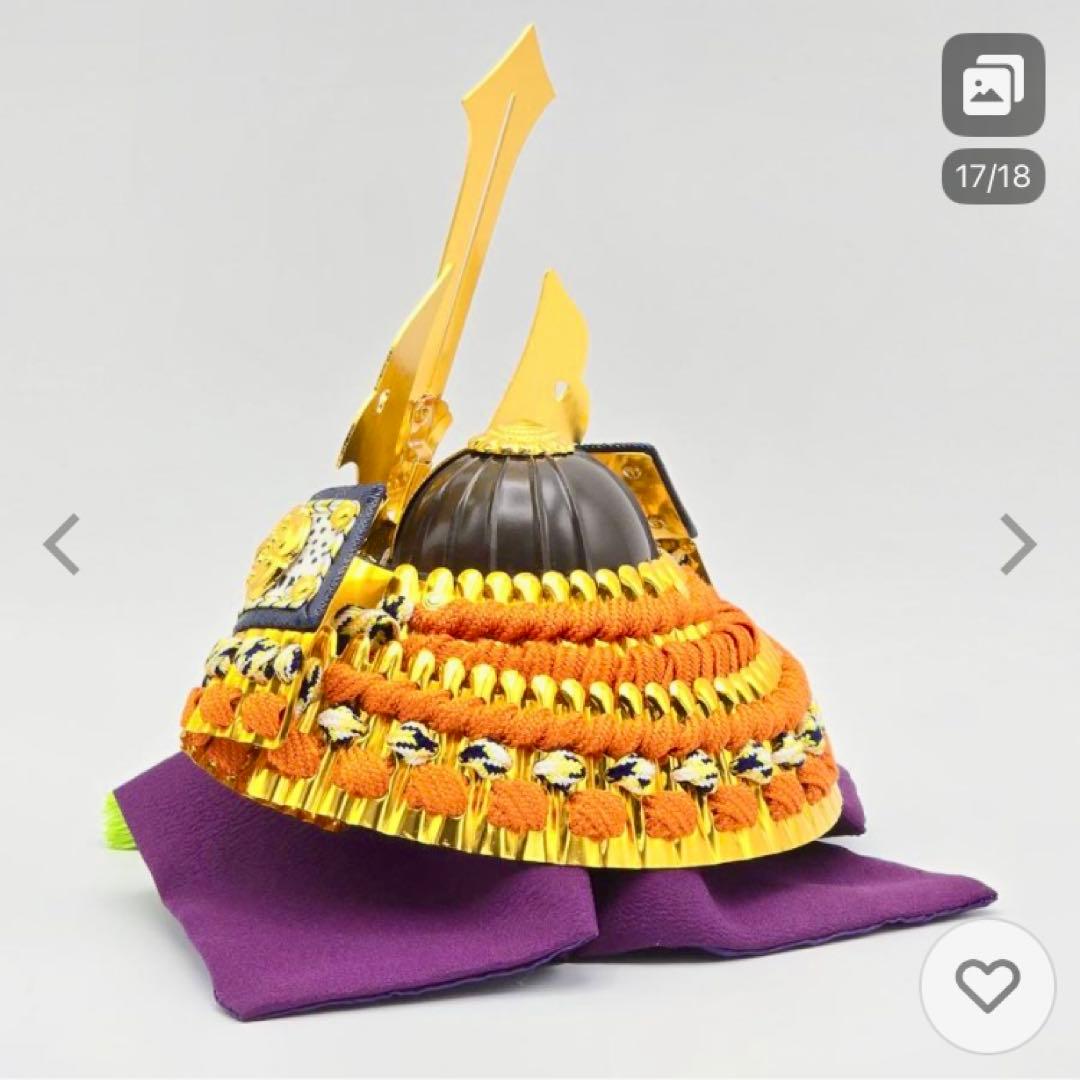 【58%OFF】吉徳 五月人形 豆正成公兜 未使用保管品