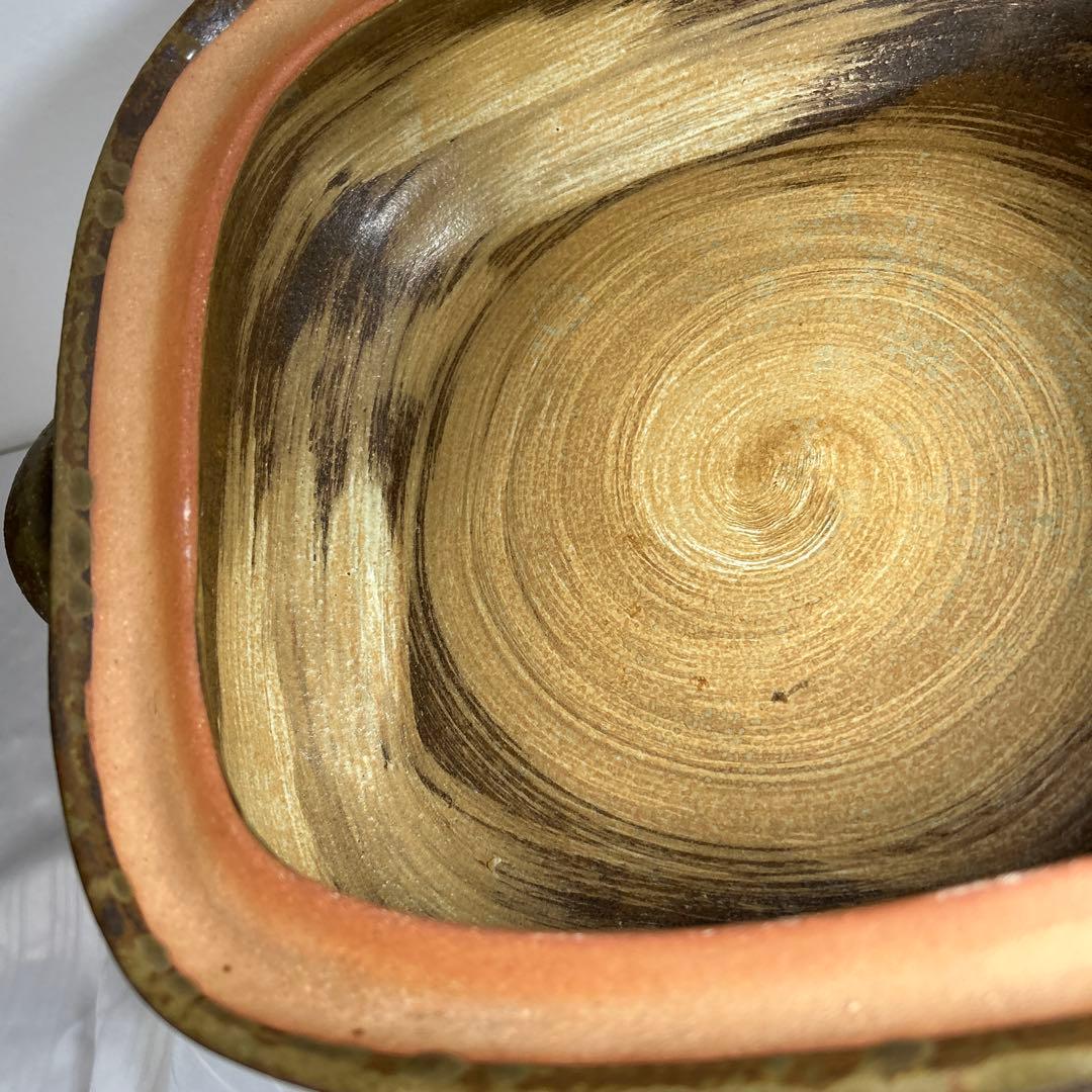 萬宝窯 土鍋 箱入り ★数回使用 蓄熱性 陶磁器 耐熱性土鍋 焼き物 自宅保管品
