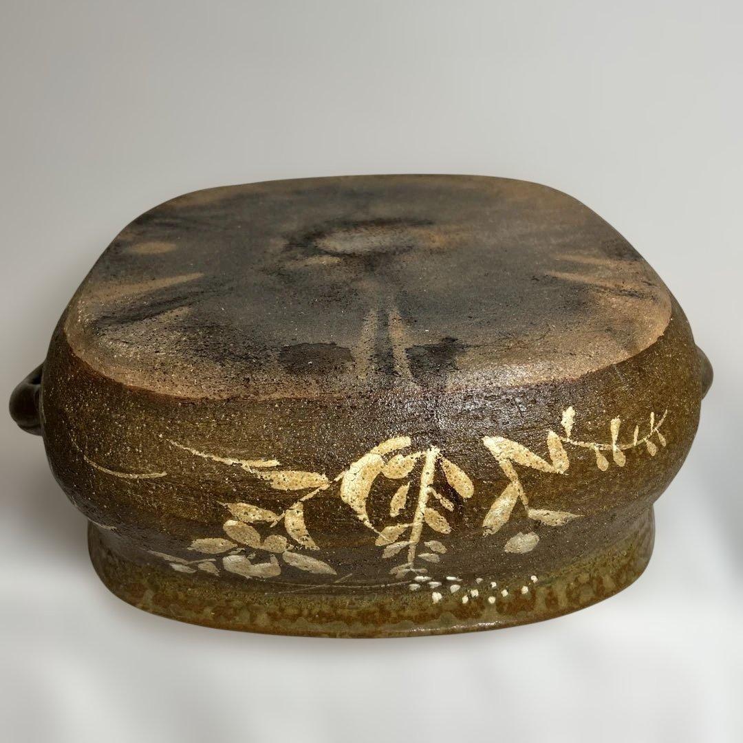 萬宝窯 土鍋 箱入り ★数回使用 蓄熱性 陶磁器 耐熱性土鍋 焼き物 自宅保管品