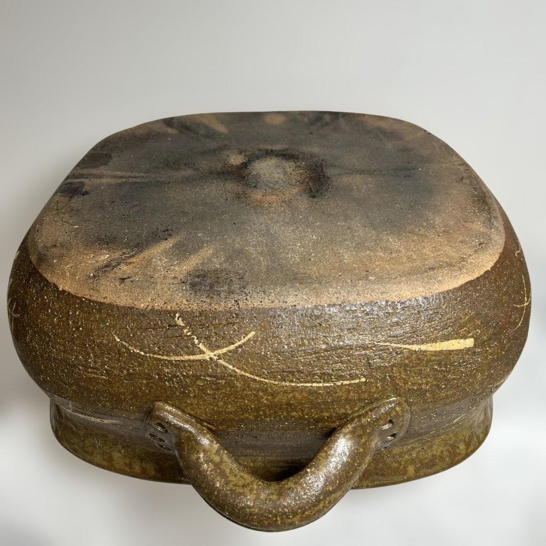 萬宝窯 土鍋 箱入り ★数回使用 蓄熱性 陶磁器 耐熱性土鍋 焼き物 自宅保管品