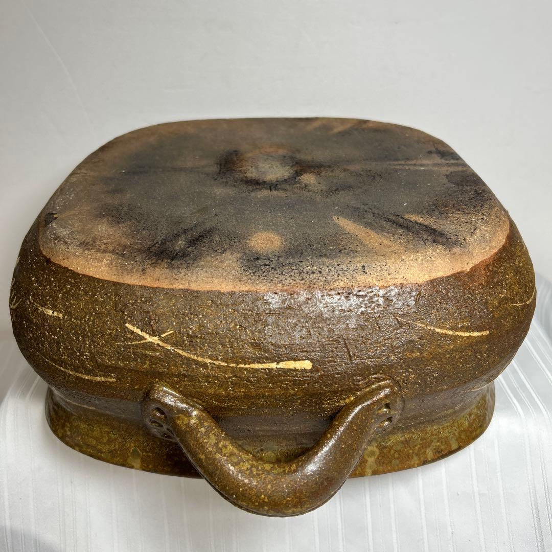 萬宝窯 土鍋 箱入り ★数回使用 蓄熱性 陶磁器 耐熱性土鍋 焼き物 自宅保管品