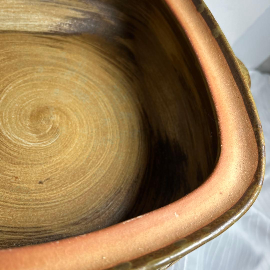 萬宝窯 土鍋 箱入り ★数回使用 蓄熱性 陶磁器 耐熱性土鍋 焼き物 自宅保管品