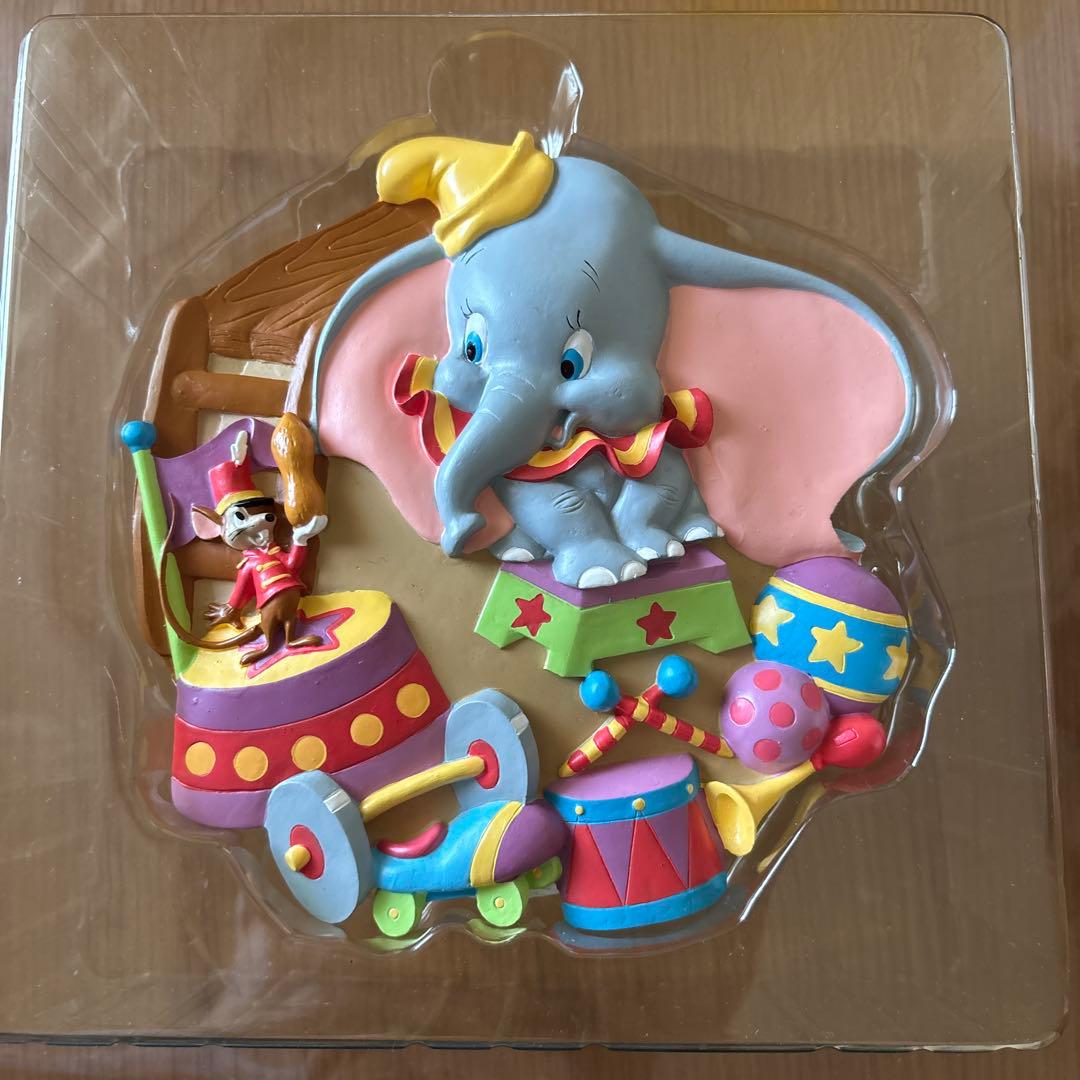 希少・レトロ　ディズニー ダンボ＆ティモシー 立体 オブジェ フィギュア