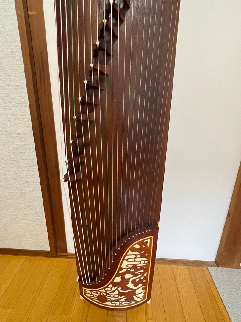 敦煌古筝 21弦 双鹤朝阳