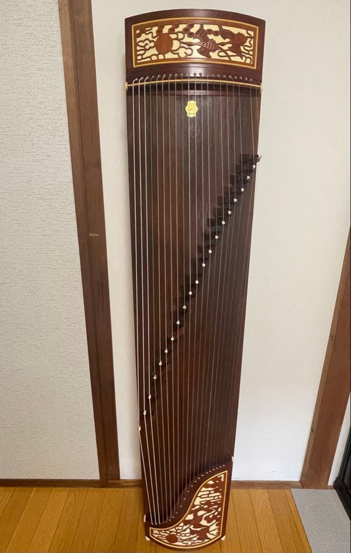 敦煌古筝 21弦 双鹤朝阳